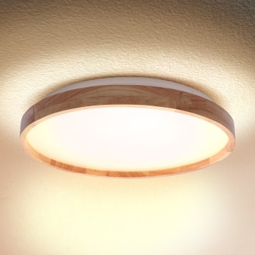 Brilagi - LED-Deckenleuchte ALSON LED/24W/230V Ø 29,5 cm Eiche