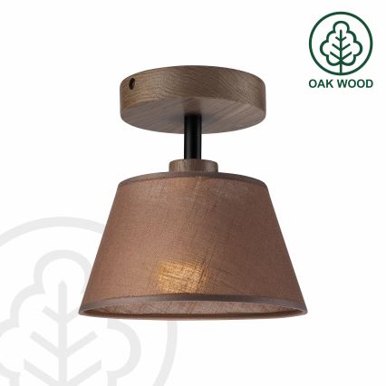 Brilagi - LED Deckenleuchte ANTHONY 1xE14/60W/230V Eiche Nussbaum/Braun