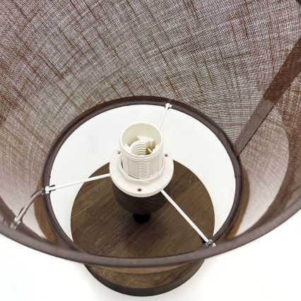 Brilagi - LED Deckenleuchte ANTHONY 1xE14/60W/230V Eiche Nussbaum/Braun