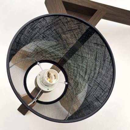 Brilagi - LED Deckenleuchte ANTHONY 3xE14/40W/230V Eiche Nussbaum/Schwarz