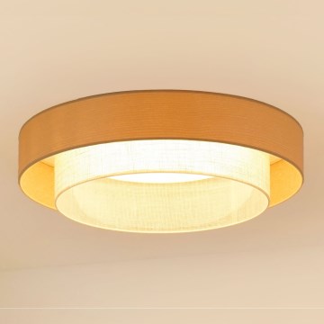 Brilagi - LED-Deckenleuchte ARIZONA BOHO LED/26W/230V d 60 cm beige