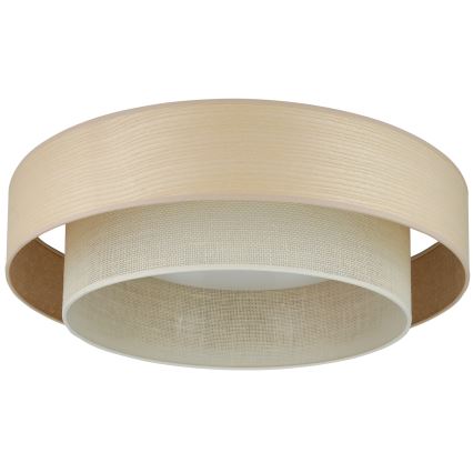 Brilagi - LED-Deckenleuchte ARIZONA BOHO LED/26W/230V d 60 cm beige