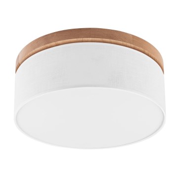 Brilagi - LED Deckenleuchte BELLADONNA 2xE27/15W/230V d 40 cm weiß/Eiche