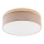 Brilagi - LED Deckenleuchte BELLADONNA 3xE27/15W/230V Ø 50 cm beige/Kiefer