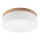 Brilagi - LED Deckenleuchte BELLADONNA 3xE27/15W/230V Ø 50 cm Weiß/Eiche