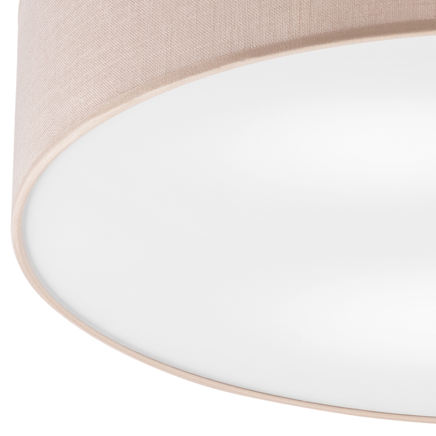 Brilagi - LED Deckenleuchte BELLADONNA 3xE27/15W/230V Ø 50 cm beige/Kiefer