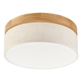 Brilagi - LED Deckenleuchte BELLADONNA LED/20W/230V Ø 30 cm creme/Eiche