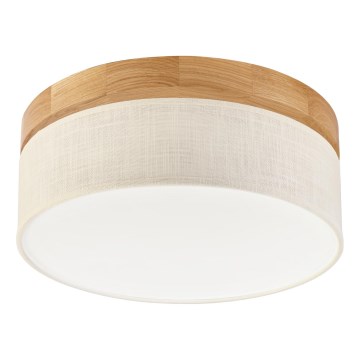 Brilagi - LED Deckenleuchte BELLADONNA LED/20W/230V Ø 30 cm creme/Eiche