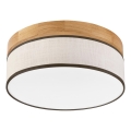 Brilagi - LED Deckenleuchte BELLADONNA LED/20W/230V Ø 30 cm creme/eiche