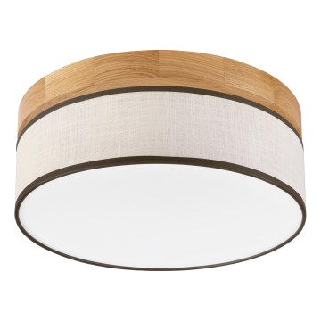 Brilagi - LED Deckenleuchte BELLADONNA LED/20W/230V Ø 30 cm creme/eiche