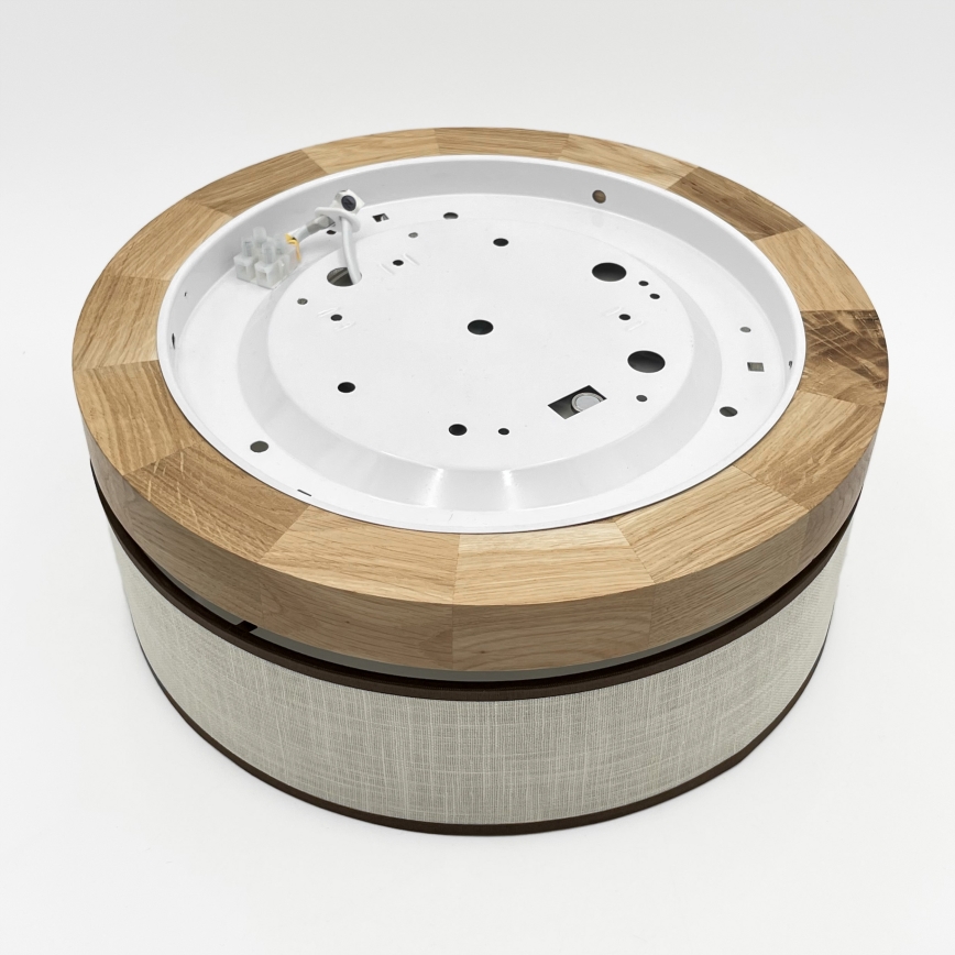 Brilagi - LED Deckenleuchte BELLADONNA LED/20W/230V Ø 30 cm creme/eiche