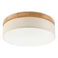 Brilagi - LED Deckenleuchte BELLADONNA LED/36W/230V Durchmesser 40 cm beige/Eiche