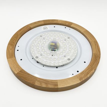 Brilagi - LED Deckenleuchte BELLADONNA LED/36W/230V Durchmesser 40 cm beige/Eiche