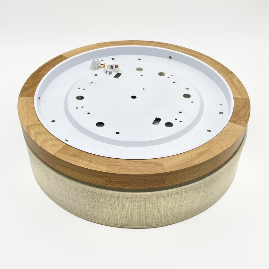 Brilagi - LED Deckenleuchte BELLADONNA LED/36W/230V Durchmesser 40 cm beige/Eiche