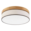 Brilagi - LED-Deckenleuchte BELLADONNA LED/36W/230V Ø 40 cm creme/Eiche