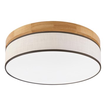 Brilagi - LED-Deckenleuchte BELLADONNA LED/36W/230V Ø 40 cm creme/Eiche