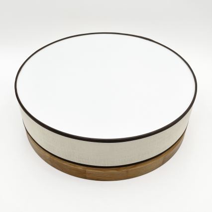 Brilagi - LED-Deckenleuchte BELLADONNA LED/36W/230V Ø 40 cm creme/Eiche