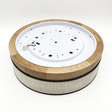 Brilagi - LED-Deckenleuchte BELLADONNA LED/36W/230V Ø 40 cm creme/Eiche