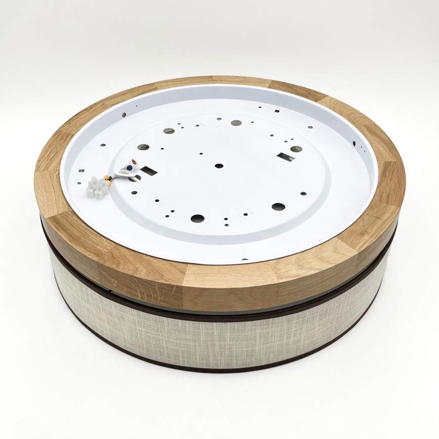Brilagi - LED-Deckenleuchte BELLADONNA LED/36W/230V Ø 40 cm creme/Eiche