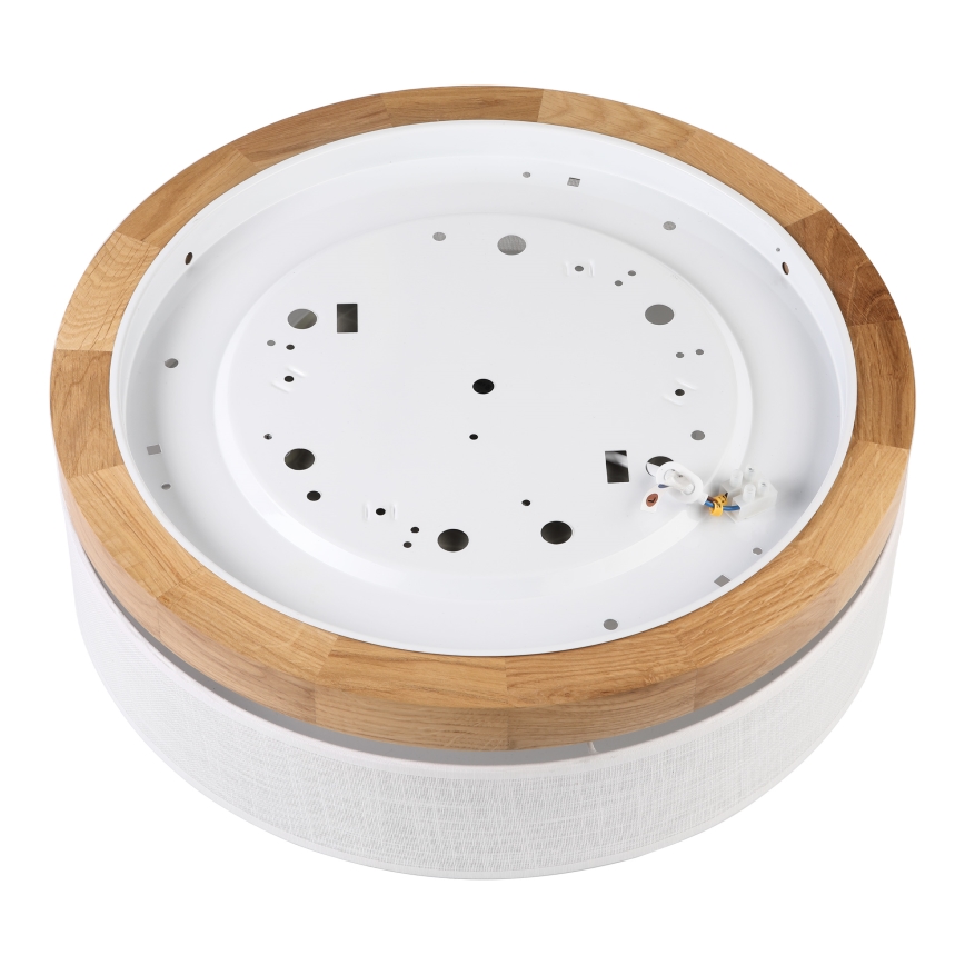 Brilagi - LED Deckenleuchte BELLADONNA LED/36W/230V Ø 40 cm weiß/Eiche