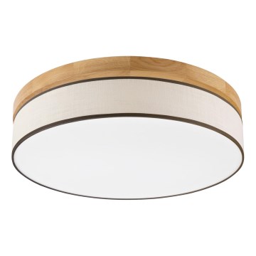 Brilagi - LED Deckenleuchte BELLADONNA LED/36W/230V Ø 50 cm creme/eiche