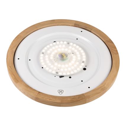 Brilagi - LED Deckenleuchte BELLADONNA LED/36W/230V Ø 50 cm weiß/Eiche
