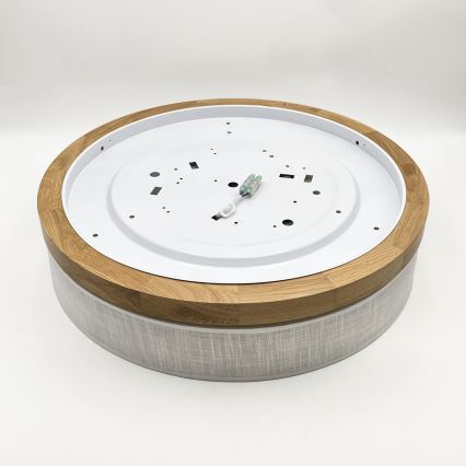 Brilagi - LED Deckenleuchte BELLADONNA LED/36W/230V Ø 50 cm weiß/Eiche
