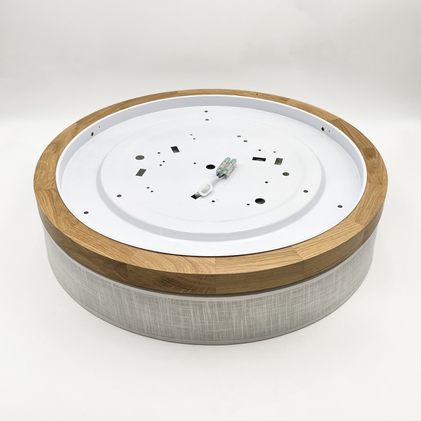 Brilagi - LED Deckenleuchte BELLADONNA LED/36W/230V Ø 50 cm weiß/Eiche