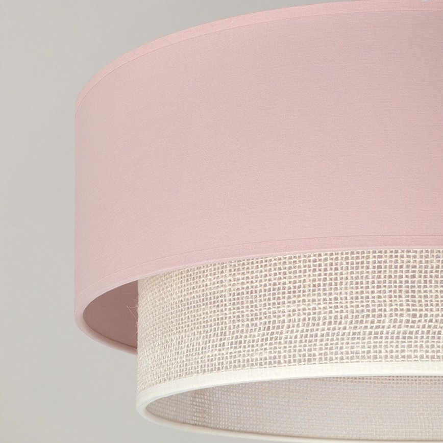 Brilagi - LED-Deckenleuchte BOHO BOBO 1xE27/10W/230V Ø 40 cm rosa/creme