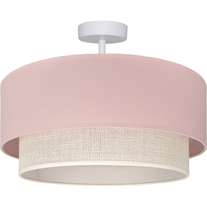 Brilagi - LED-Deckenleuchte BOHO BOBO 1xE27/60W/230V Ø 40 cm rosa/creme
