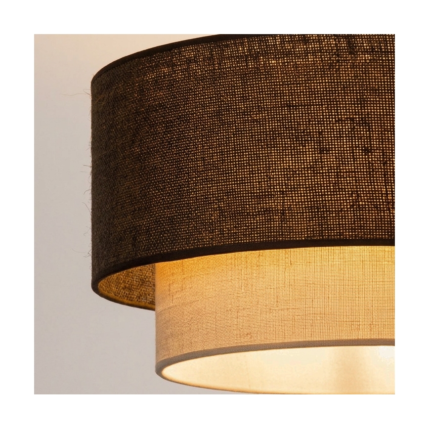 Brilagi - LED-Deckenleuchte BOHO ECO 1x E27/10W/230V Ø 40 cm braun/creme