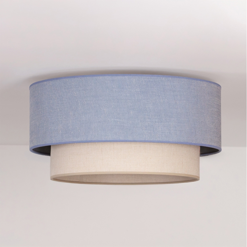 Brilagi - LED-Deckenleuchte BOHO ECO 1xE27/10W/230V Ø 40 cm blau/creme
