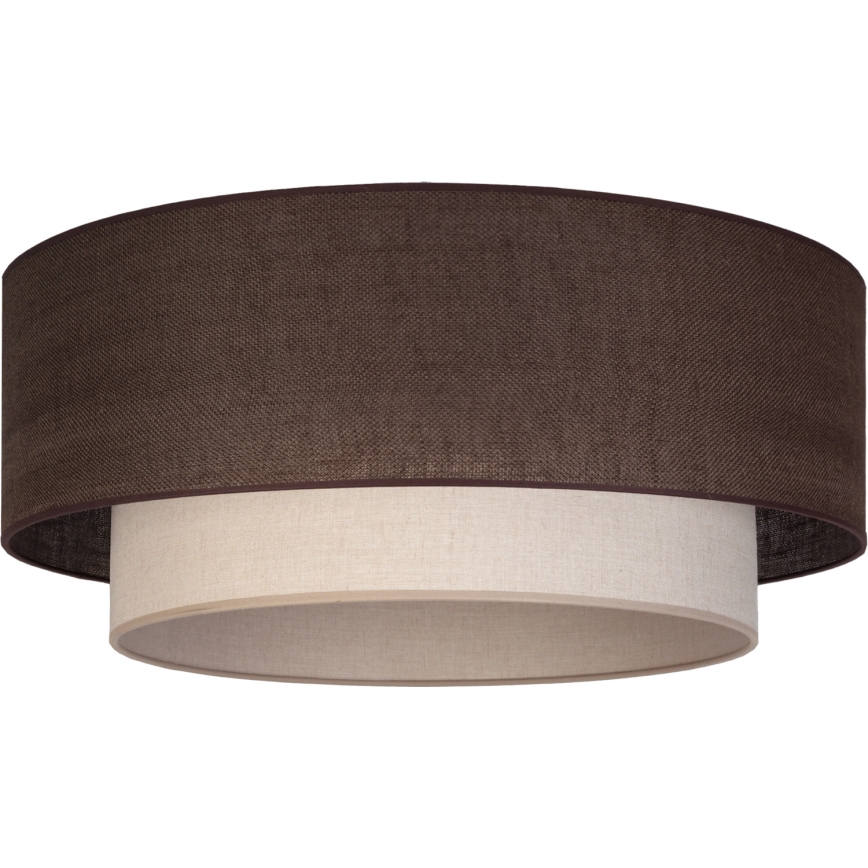 Brilagi - LED-Deckenleuchte BOHO ECO 1xE27/10W/230V Ø 40 cm braun/creme