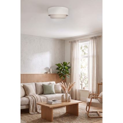 Brilagi - LED Deckenleuchte BOHO ECO 1xE27/10W/230V Ø 40 cm cremefarben