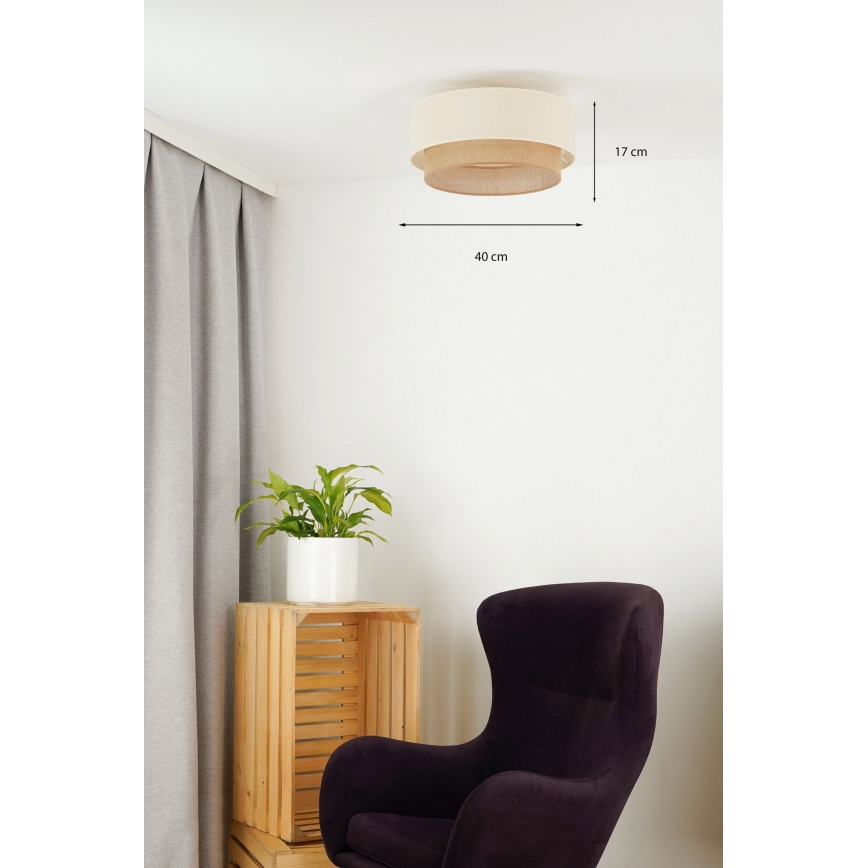 Brilagi - LED-Deckenleuchte BOHO STYLE 1xE27/15W/230V d 40 cm