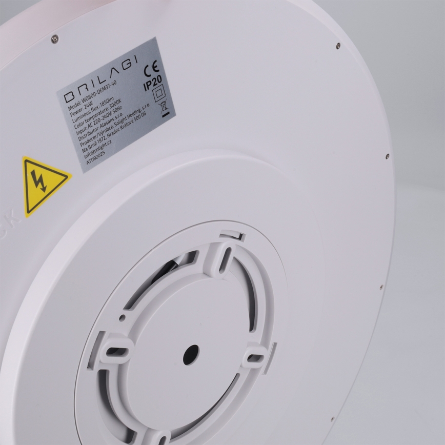 Brilagi - LED-Deckenleuchte CARLOS LED/24W/230V Ø 40 cm weiß