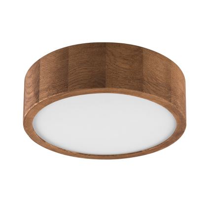 Brilagi - LED-Deckenleuchte CARVALHO 1xE27/15W/230V Eiche/Kirsche Ø 27 cm