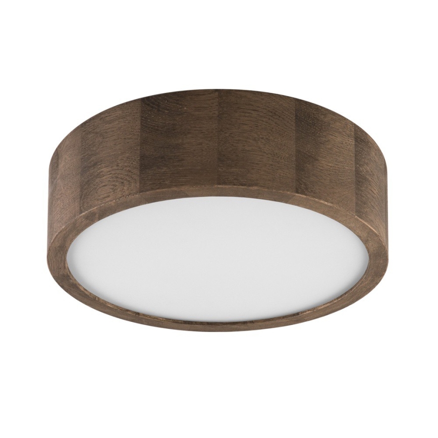 Brilagi - LED-Deckenleuchte CARVALHO 1xE27/15W/230V Eiche/Nussbaum Ø 27 cm