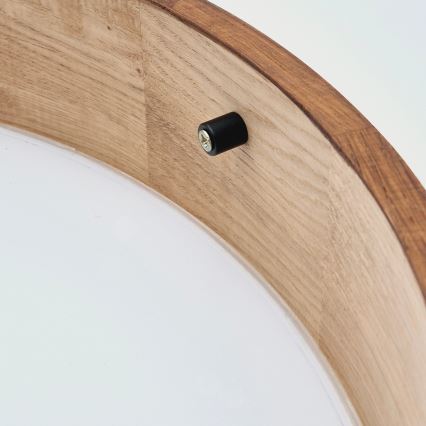 Brilagi - LED-Deckenleuchte CARVALHO 2xE27/15W/230V Eiche/Kirsche Ø 37 cm