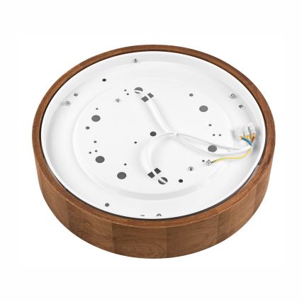 Brilagi - LED-Deckenleuchte CARVALHO 2xE27/60W/230V Eiche Kirsche d 37 cm