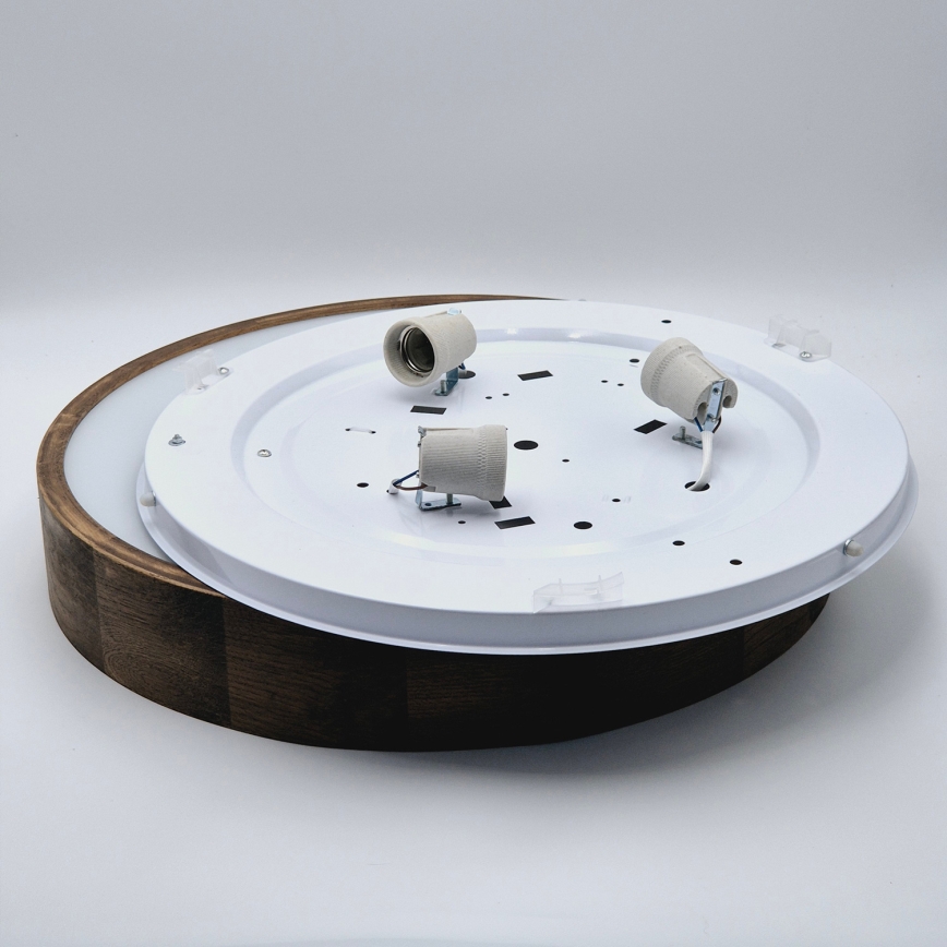 Brilagi - LED Deckenleuchte CARVALHO 3xE27/60W/230V Eiche d 47 cm