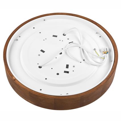 Brilagi - LED-Deckenleuchte CARVALHO 3xE27/60W/230V Eiche Kirsche d 47 cm