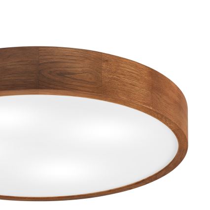Brilagi - LED Deckenleuchte CARVALHO 4xE27/60W/230V Eiche Kirsche Ø 57,5 cm