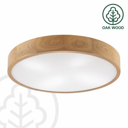 Brilagi - LED Deckenleuchte CARVALHO 4xE27/60W/230V eiche ø 57,5 cm