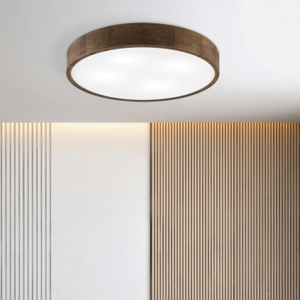 Brilagi - LED Deckenleuchte CARVALHO 4xE27/60W/230V Nuss Ø 57,5 cm