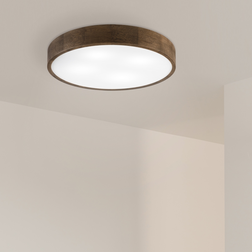 Brilagi - LED Deckenleuchte CARVALHO 4xE27/60W/230V Nuss Ø 57,5 cm