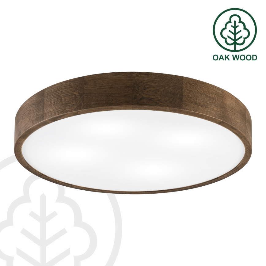 Brilagi - LED Deckenleuchte CARVALHO 4xE27/60W/230V Nuss Ø 57,5 cm