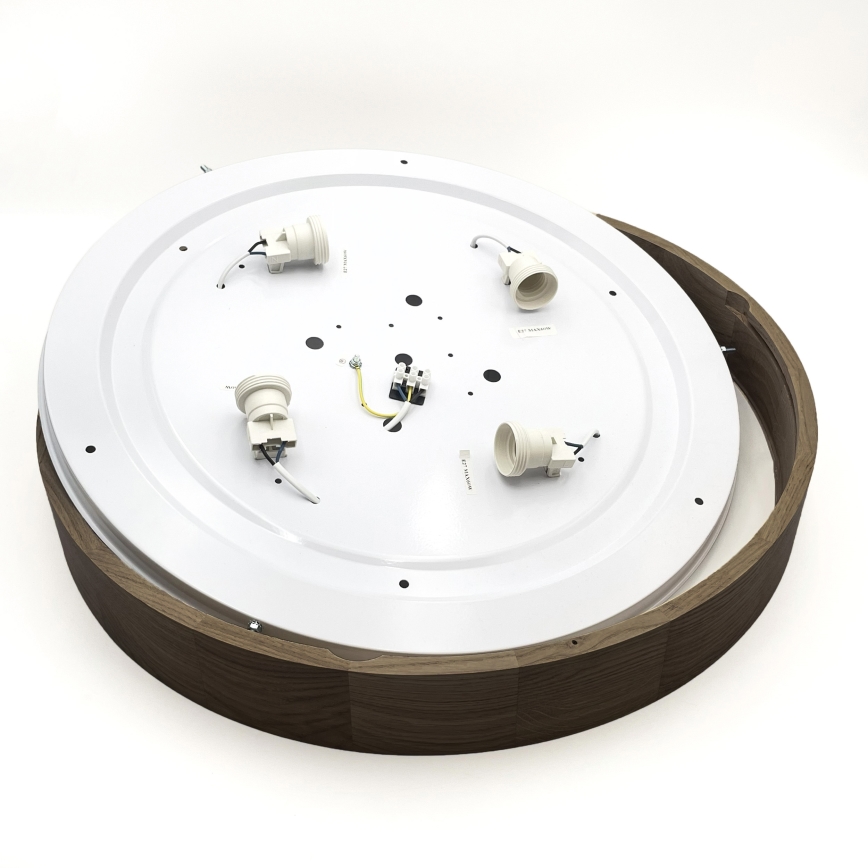 Brilagi - LED Deckenleuchte CARVALHO 4xE27/60W/230V Nuss Ø 57,5 cm