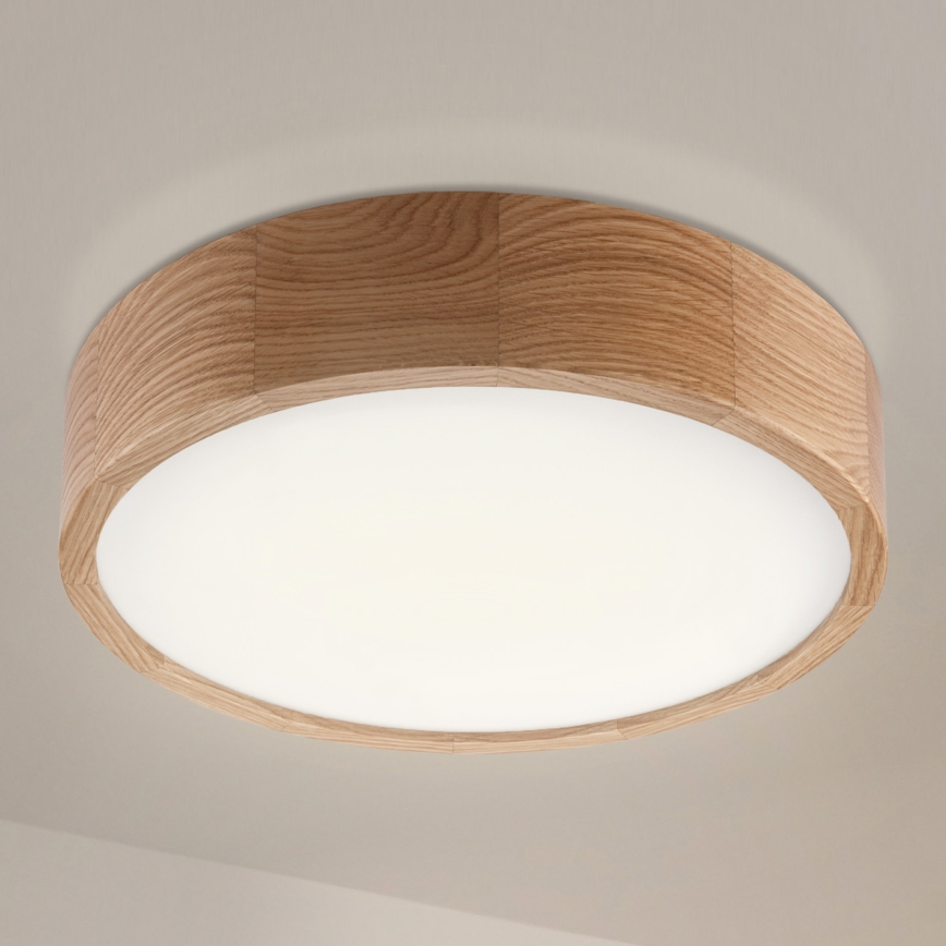 Brilagi - LED-Deckenleuchte CARVALHO LED/36W/230V Eiche Ø 37,5 cm
