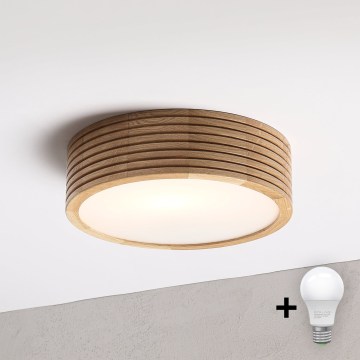 Brilagi - LED-Deckenleuchte CARVALHO MODERN 1xE27/60W/230V Ø 27,5 cm Eiche
